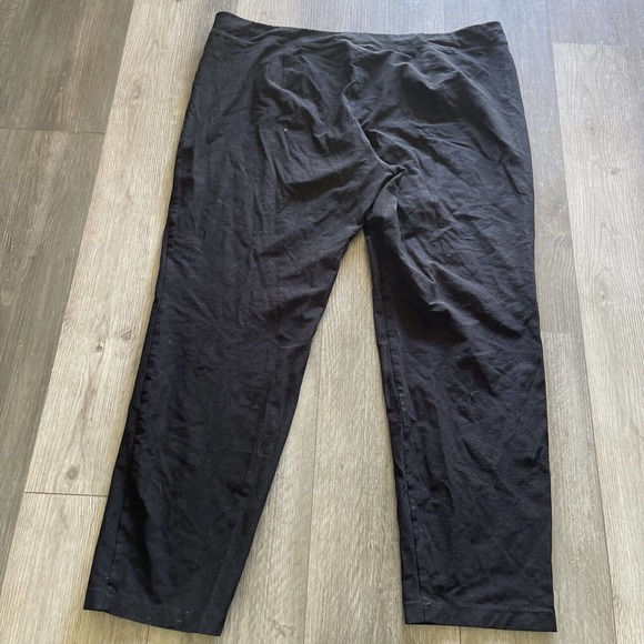 Eileen Fisher Black Lightweight Washable Stretch Viscose/Spandex Pant 1X - Picture 9 of 9